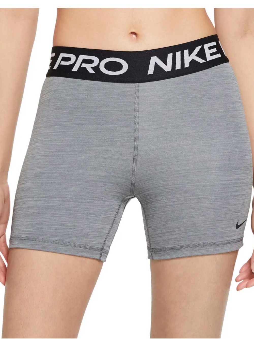 Nike Gray Performance Pro Bike Shorts